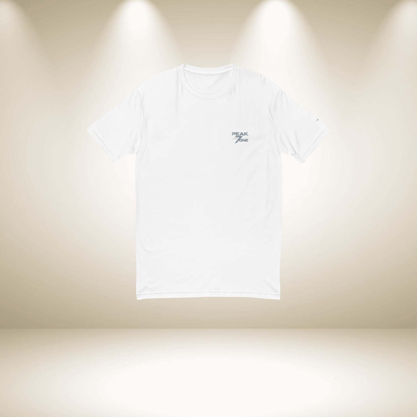 Peak7one Signature T-Shirt weiß – cleanes minimalistisches Shirt