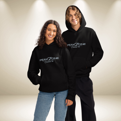 Peak7one Oversized Hoodie schwarz – Premium Streetwear Hoodie mit oversized fit
