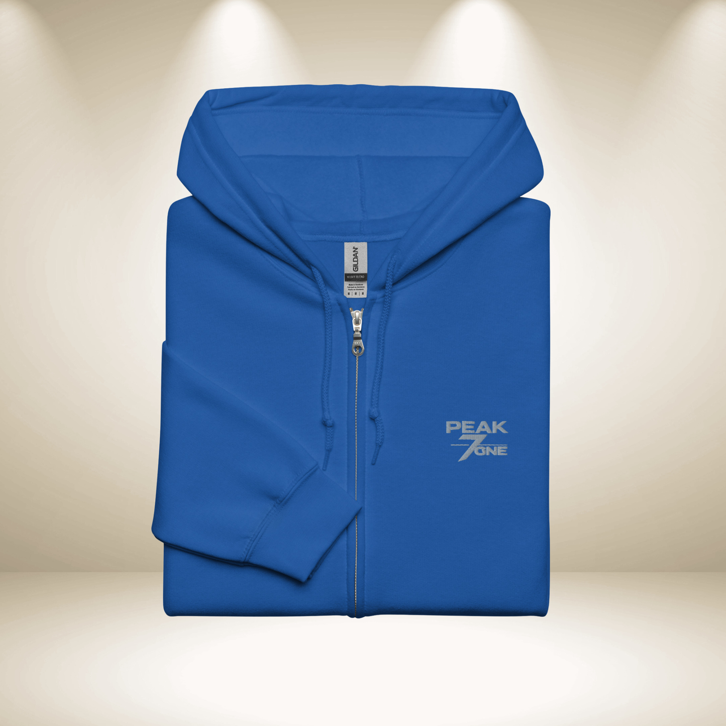 Peak7one Zip Hoodie Streetwear Look – minimalistischer Premium Hoodie mit Reißverschluss