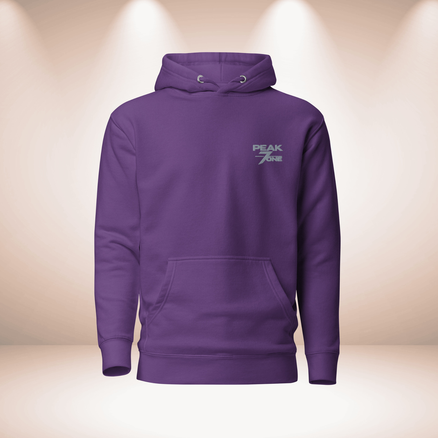 Peak7one Signature Hoodie lila – moderner Streetwear Hoodie