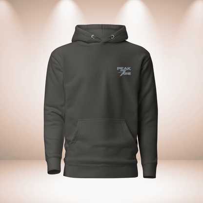 Peak7one Signature Hoodie grau – Premium Kapuzenpullover