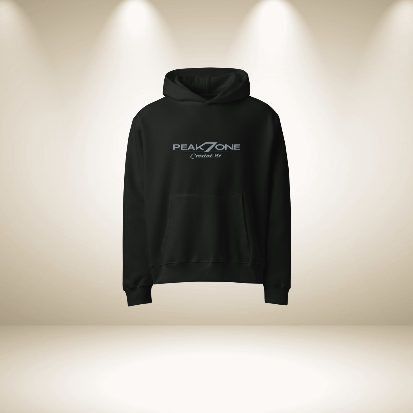 Peak7one Oversized Hoodie Detail – hochwertiger Streetwear Hoodie