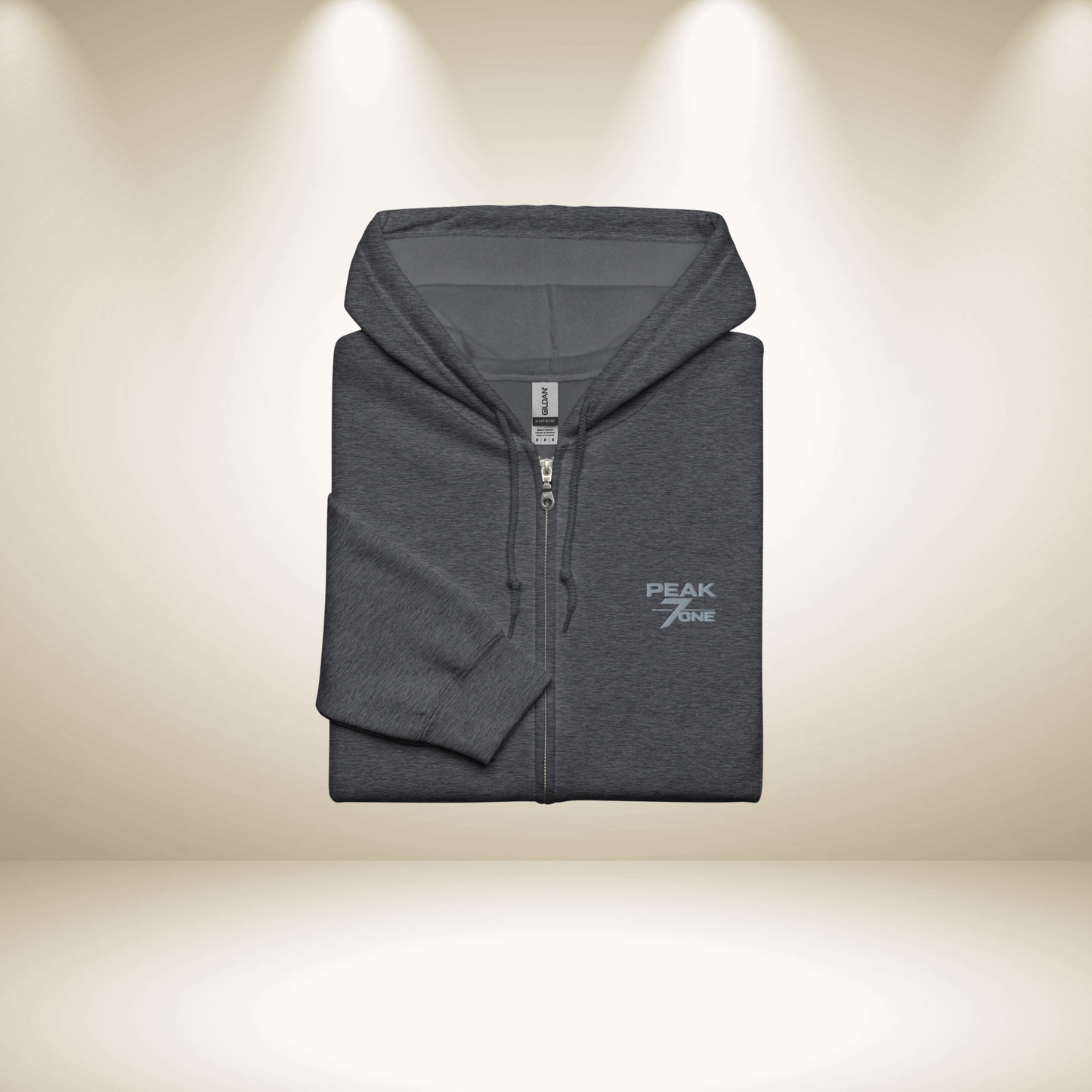 Peak7one Zip Hoodie Streetwear Look – minimalistischer Premium Hoodie mit Reißverschluss